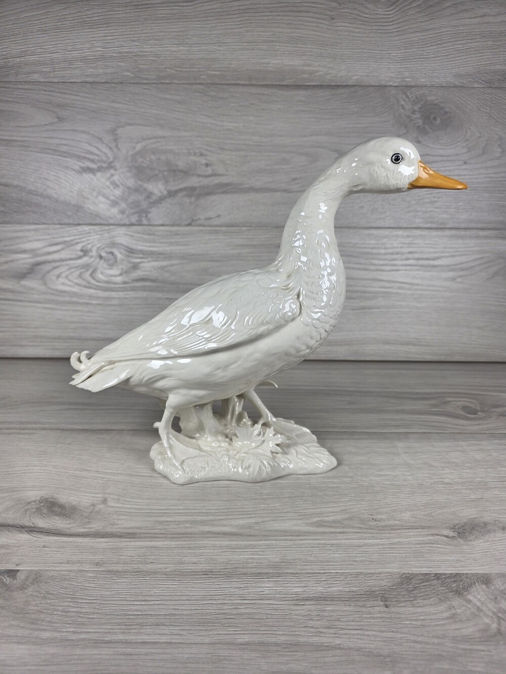RARE Large Goebel West Germany Ceramic Duck Figurine 1970 b195 195